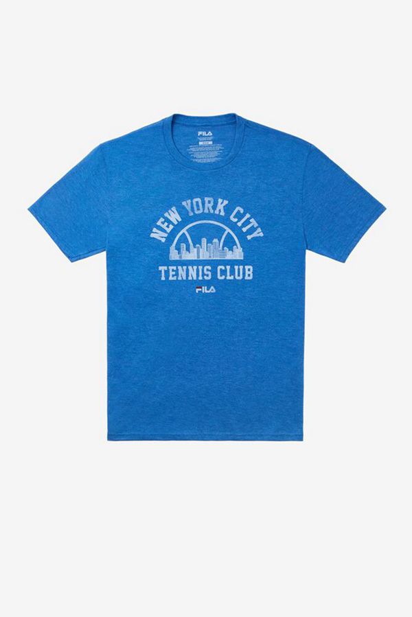 Fila Nyc Vintage Club Men's Tee - Royal,NZ 416-54706